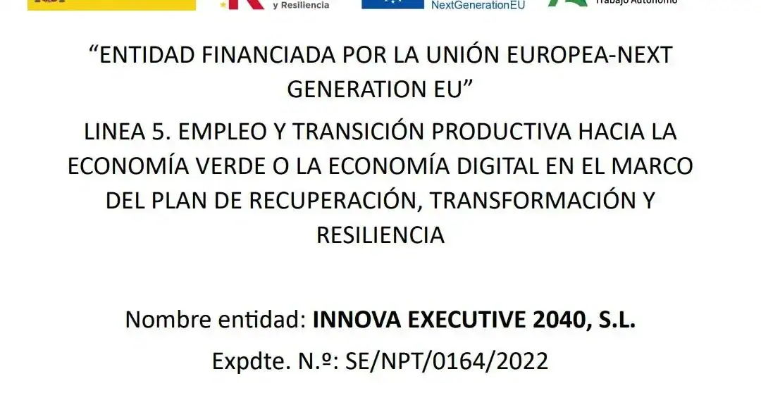 ENTIDAD FINANCIADA POR LA UNIÓN EUROPEA NEXT GENERATION EU